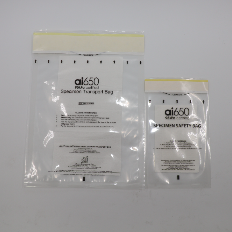95kPa Polyethylene Sample Transfer Bag 3.0 Mil Thickness