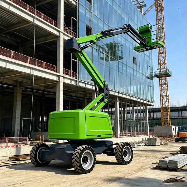 40 Ft Telandor Diesel Articulating Boom Lift For Demolition