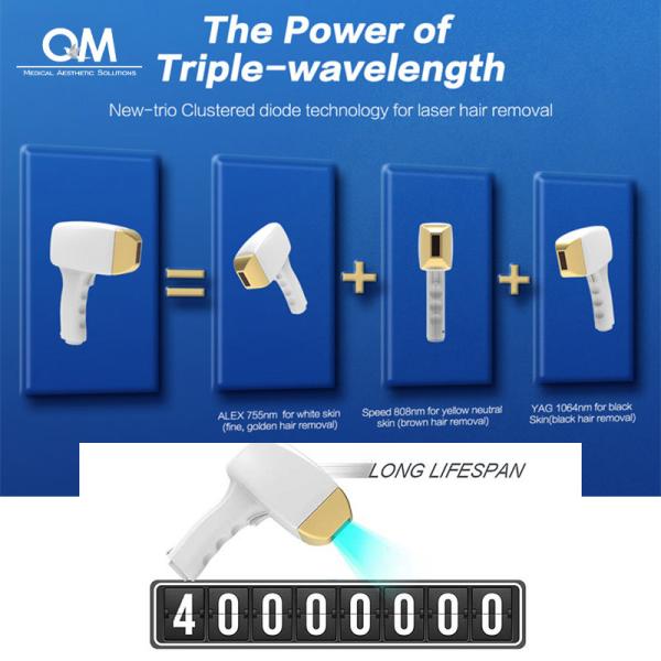 CE FDA Approved Titanium 1200W 1600W  Tripe Waves 755 808 1064nm diode Laser Hair Removal Ice Diode Laser Device