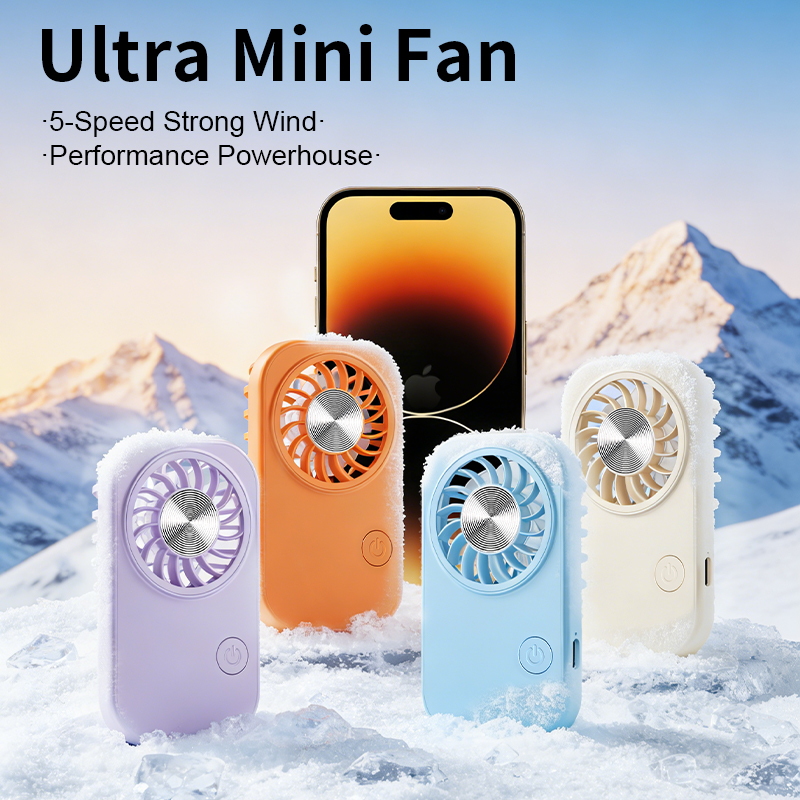 ODM Custom Macaron Color Pocket Fan | Affordable Promotional Gift for Wedding Birthday Events Rechargeable Handheld Cooling Fan