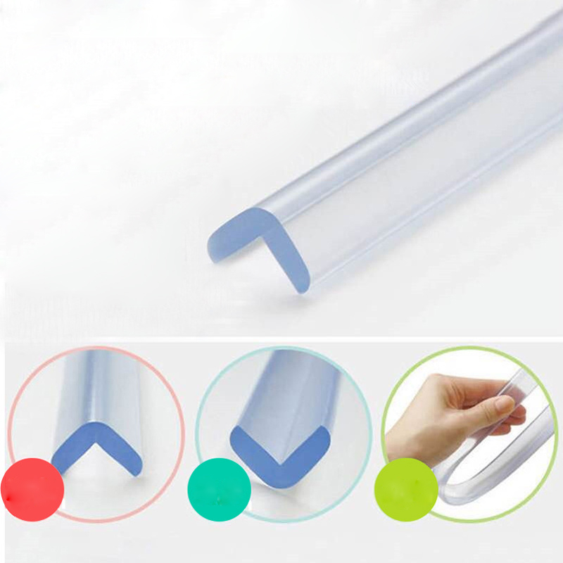 Настройка размера Желтая силиконовая резиновая уплотнительная лента для L-образных краев обернутые стеклянные двери