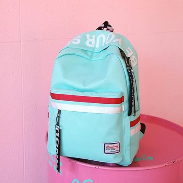New backpacks fashion letters print small fresh leisure all-purpose schoolgirl backpack wholesale