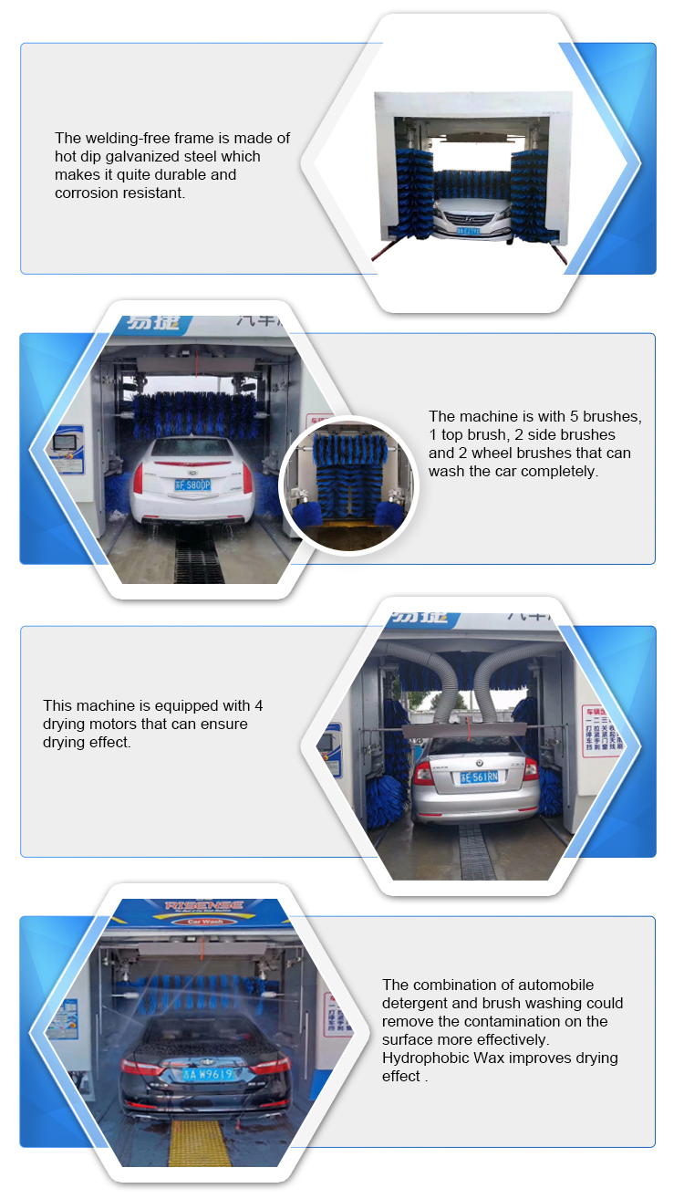 5 щетки Катар Автоматическая машина для стирки автомобилей для Дохи
