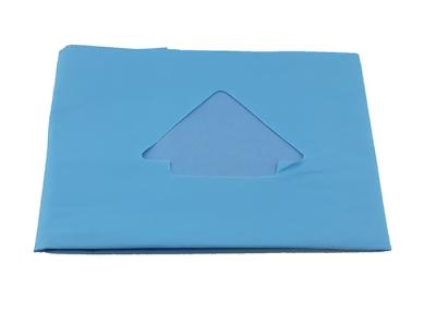 Disposable Surgical Gynecology Drape Color Blue Size 230*330 Cm Or Customization