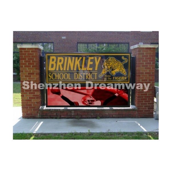 1R 1G 1B P 16 Outdoor LED Display Signs Hydraulic Lever with Meanwell Power Supply