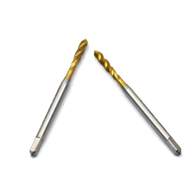 Tap for blind hole with spiral flute (angle 35°) M3X0.5