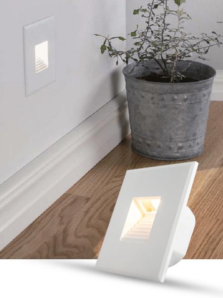 4W Aluminum Recessed Wall Lights Indoor , Multipurpose Stair Wall Lamp