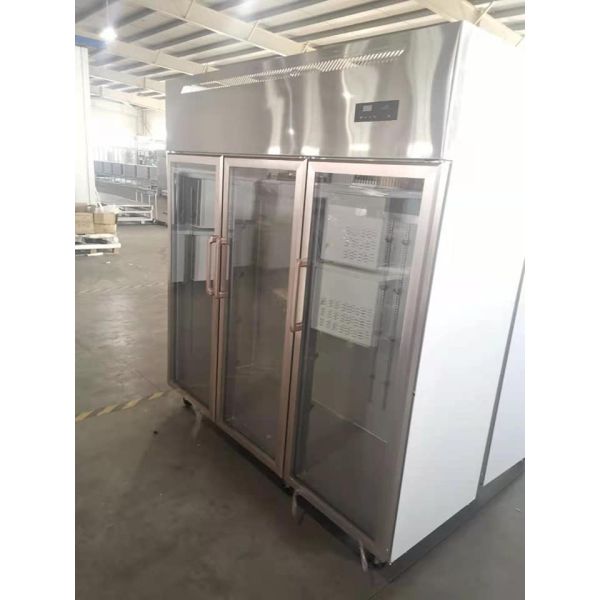 3 Doors Upright Stainless Steel Freezers For Restaurant Kitchen