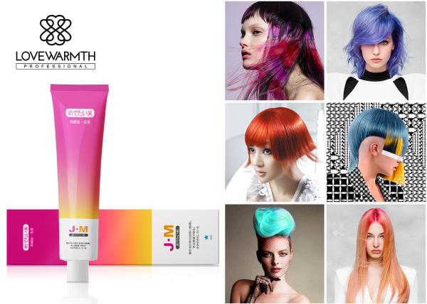 Unisex Strong Hold MSDS Permanent Hair Color Cream