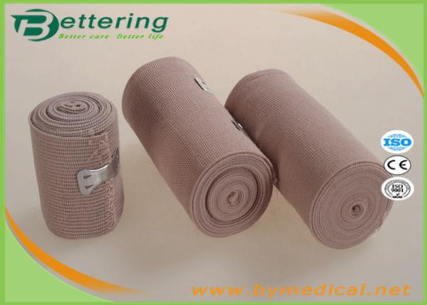 Rubber High Elastic Medical Supplies Bandages , Compression Bandages For Wounds Non Sterile