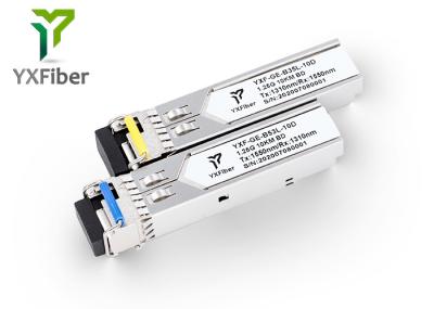 Módulo ótico do LC SMF 10km 1.25G SFP do módulo do transceptor da fibra