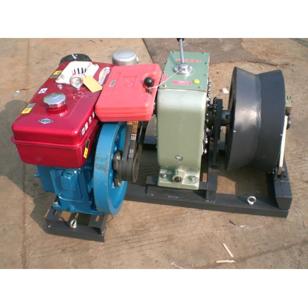 5 Ton Speedy Diesel Power Cable Pulling Winch for Power Construction
