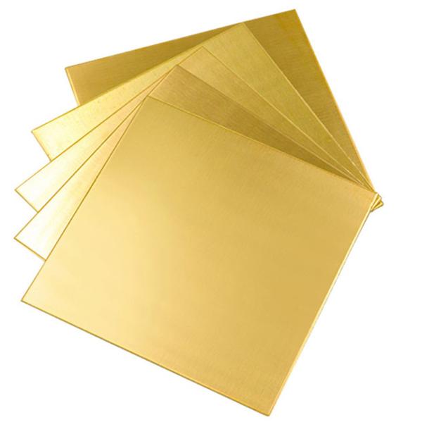 Folha de cobre puro cátodo plano 99,99 bronze puro H59 H63 latão para decoração