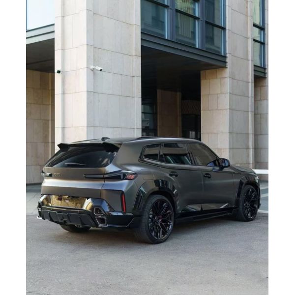 For BMW XM Carbon Fiber Widebody Kit XM Upgrades RNG-style Carbon Fiber Front Lip Diffuser Wheel Arch Spoiler Hood Wide Body