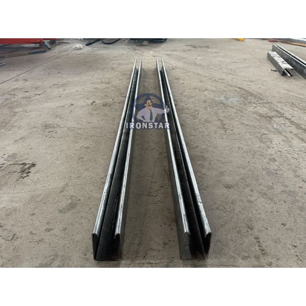 “America Standard C Guide Rail Roll Forming Machine Automatic Shutter Door Siding Track Making Machine For Metal Rolling Shutter”