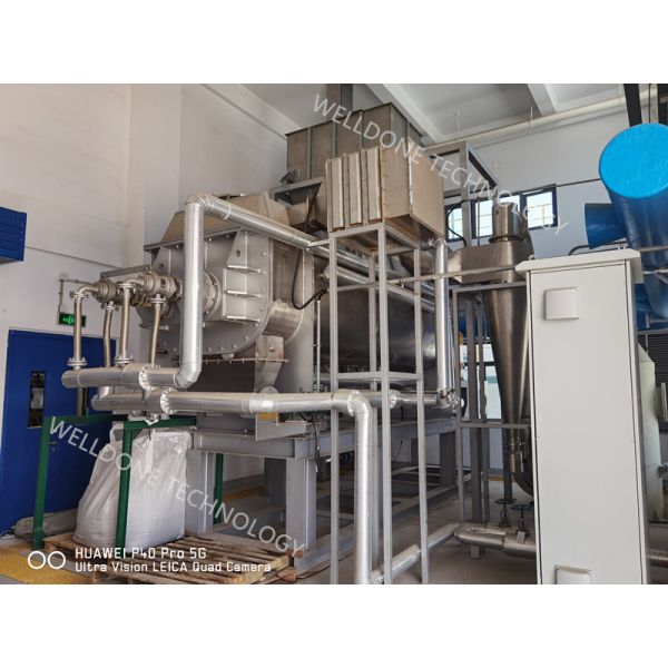 8000KGS/Batch Titanium Minced Meat hollow paddle dryer