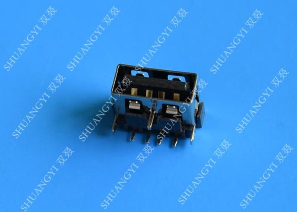 Black 4 Pin USB 2.0 A Standard USB Connector Female Port Jack Socket For PC System