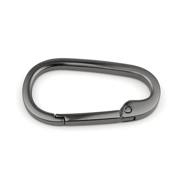 Zinc Alloy Carabiner Clips Mini Bag Locking Climbing Keychain Snap Hook with 24*54mm