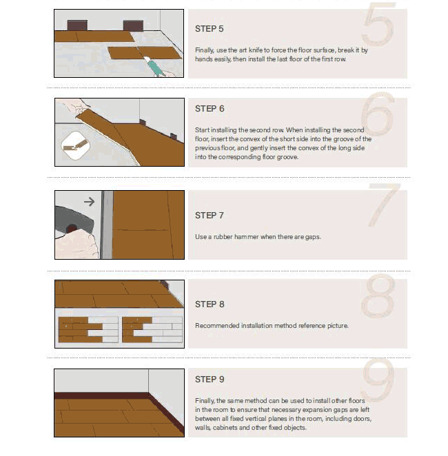 Внутренние плитки настила 3mm-6mm SPC для живущей комнаты огнезамедлительной