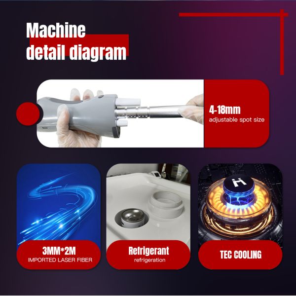 Long Pulse Hair Removal 755nm 1064nm Alexandrite Machine for Veins and Vessel Removal