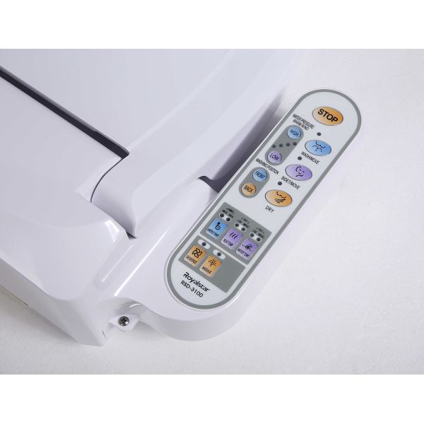 Hygienic Intelligent Toilet Seat Cover 110V - 220V Voltage Hot Water Washing