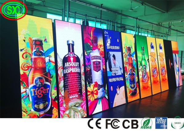 Exposição 640*1920mm de alumínio do cartaz do diodo emissor de luz de Smd2121 P2.5 1000nits