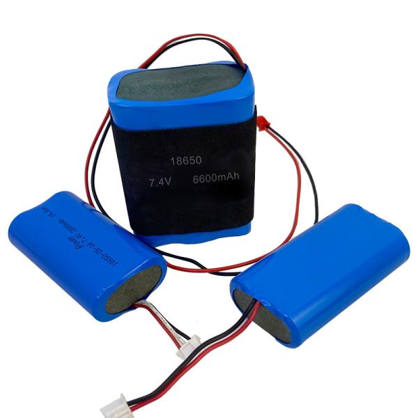 Azul 18650 Bateria de íon de lítio 3.7V 1A Baterias de íon de lítio 18650