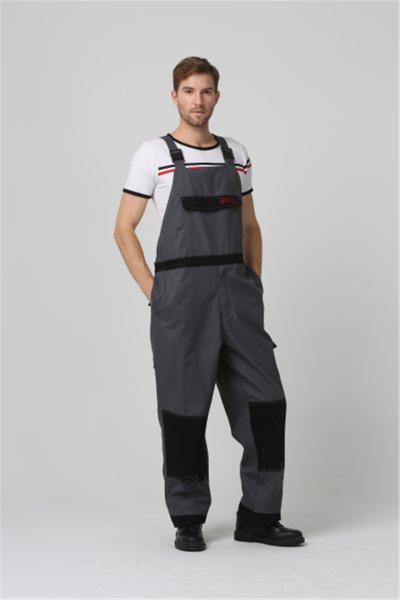 1% Carbon Fiber Anti Static Workwear 350gsm Fire Resistant Bib Overalls