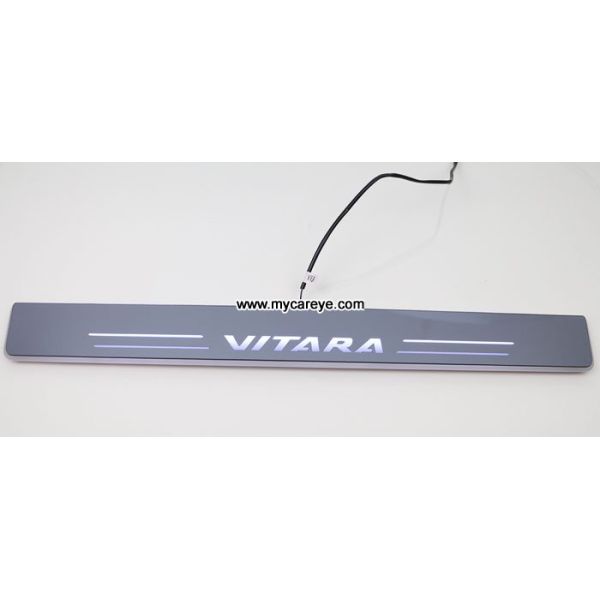 Suzuki Grand Vitara LED door sill plate light moving door scuff Pedal lights
