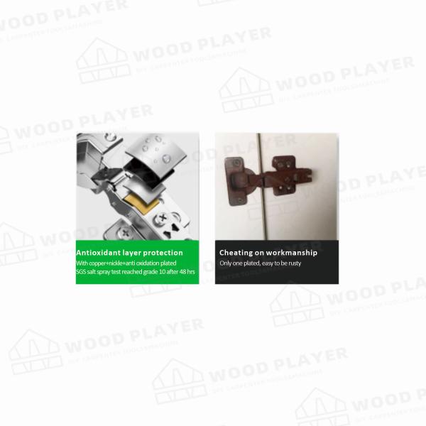 o copo de 12.0mm escondeu os encaixes ajustáveis do hardware da mobília das dobradiças de porta 3d