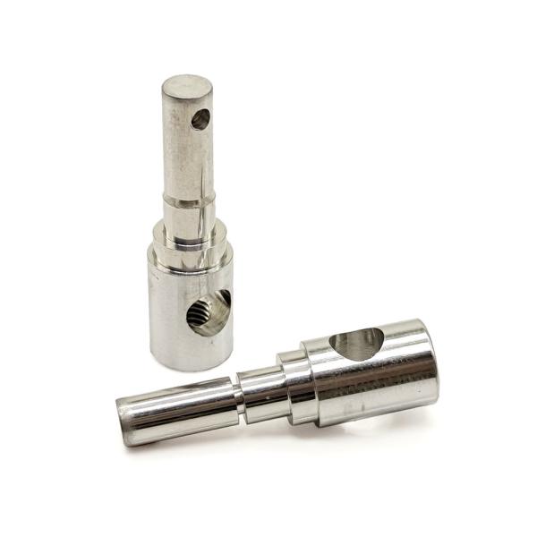 カスタム CNC ターン ステンレス 鋼 メタル コンネクタ ± 0.005mm 特殊な頭と亜鉛仕上げの許容度