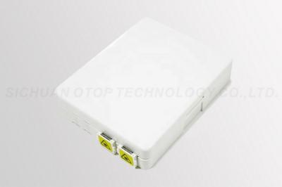 Outdoor Fiber Optic Termination Box , 2 Ports Fiber Optical Terminal Box