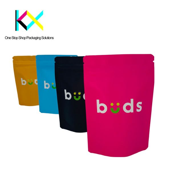 Multiple SKUs Plastic Pouch Bags With Moisture Proof Matte Stand Up Pouches