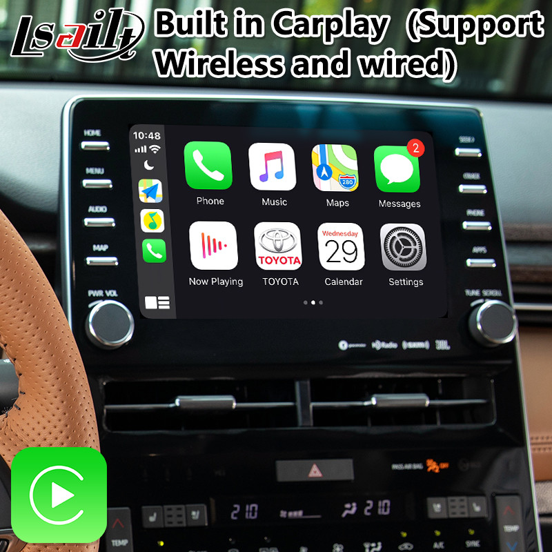 Коробка интерфейса андроида видео- для высочества Тойота Avalon Camry RAV4 с беспроводным Carplay