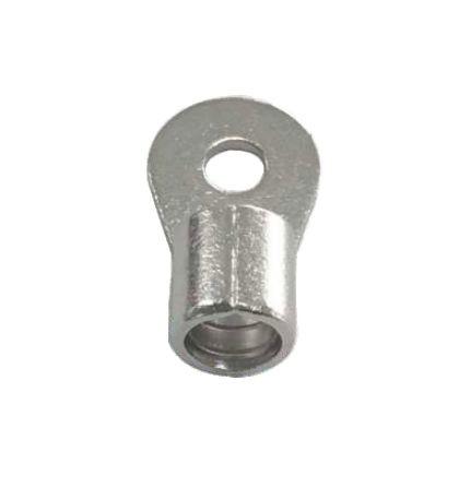10-16mm2 Closed Non Insulated Ring Terminals For Wire Connection With Brazed Seam OT Round