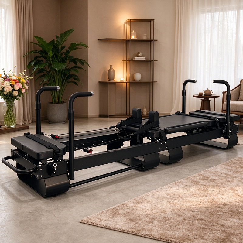 Premium Aluminum Frame Mega Reformer Pilates Machine Bed OEM For Adult