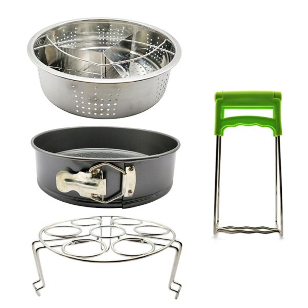 Free Combination Silicone Steamer Basket , Vegetable Steamer Basket For Pressure Pot