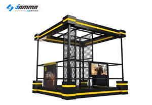 Standing VR Shooting Simulator Platform 24 Inch LED Screen For Amusement Park