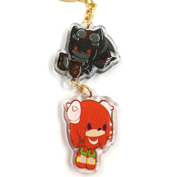 Make your own custom glitter epoxy anime acrylic linked keychain charms