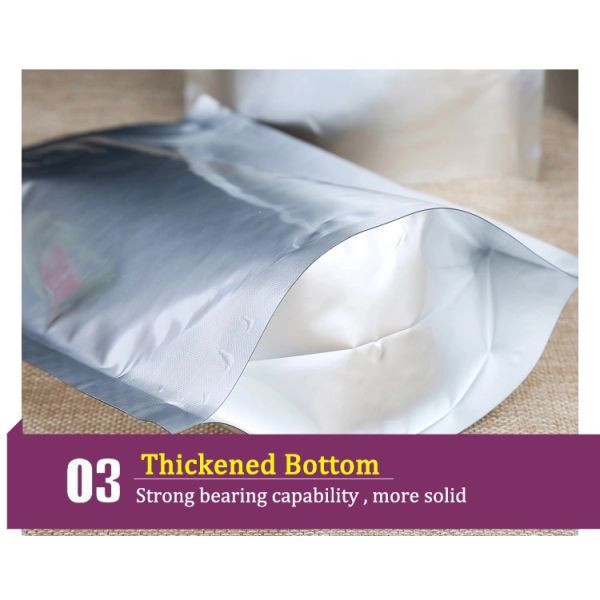 Peanut Grain Packing Stand Up Aluminum Foil Mylar Ziplock Bag