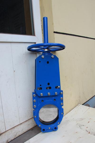 Rising Stem Knife Valves DN40 - DN1200 Precise Geometric Size Reliable Sealing