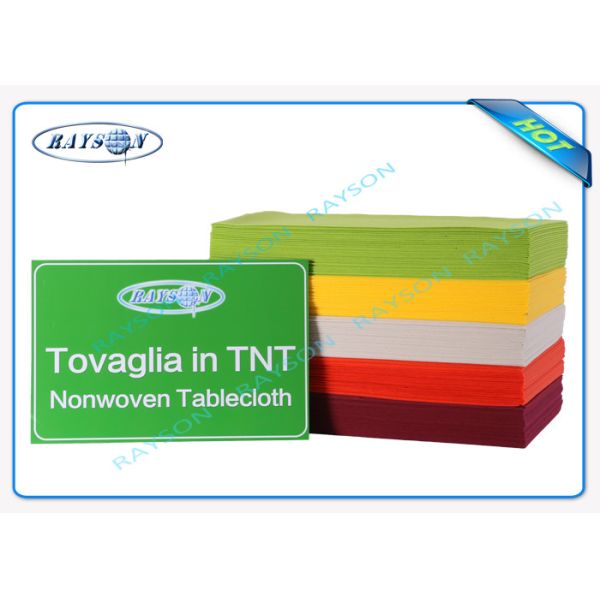 Одобренное  Non сплетенное ощупывание устранимой скатерти винила скатертей мягкое