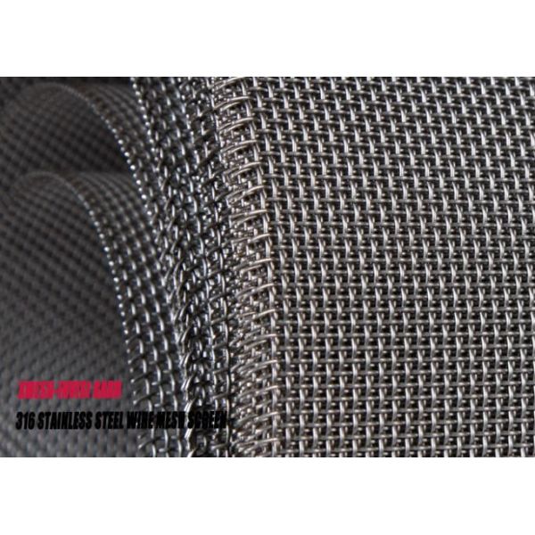 Powder Coated 0.5-1.5m Security Door Stainless Steel Mesh Antirust