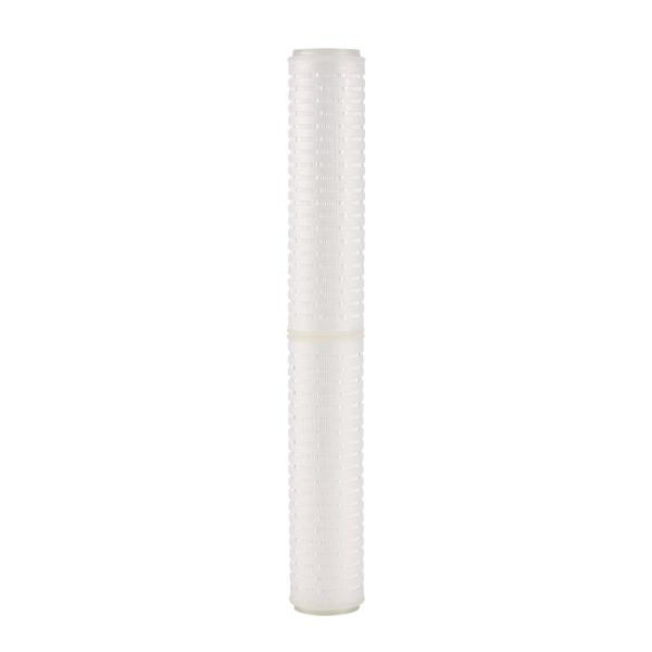 Cartucho de filtro plissado de plástico de 20 polegadas para filtragem de água industrial competitivo