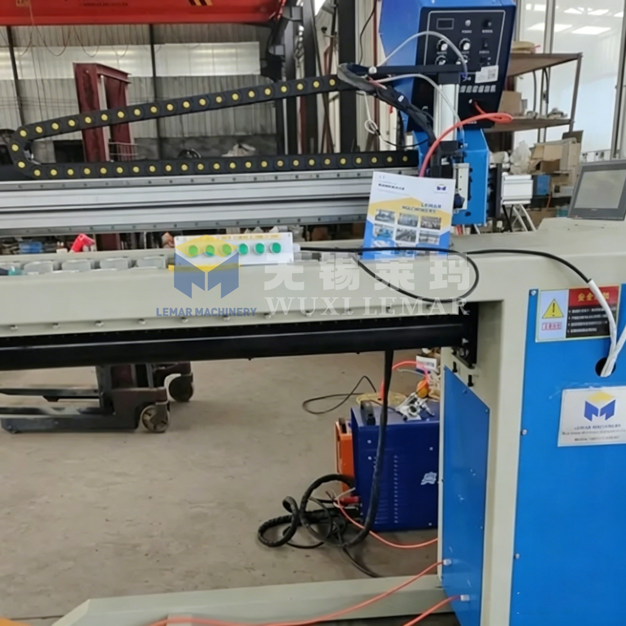 Automatic Longitudinal Seam Welder 2000mm Stainless Steel Carbon Steel