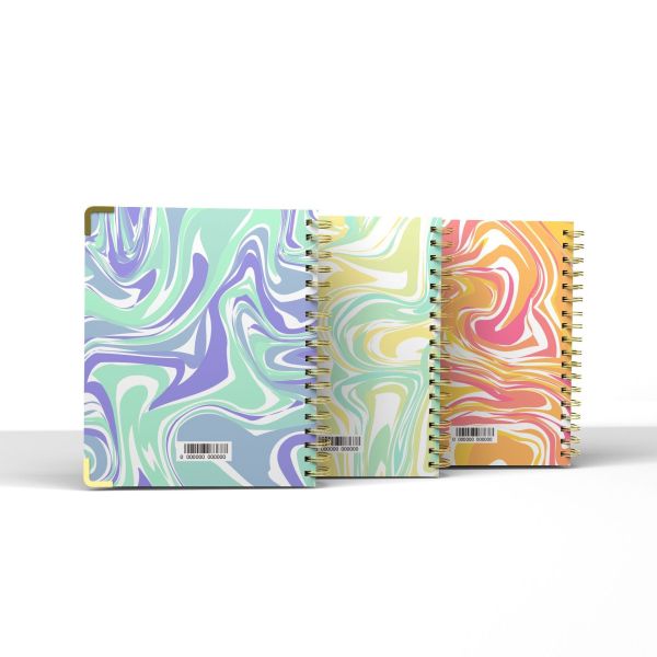 Spiral Binding Custom Journal Notebook 5.8 X 8.3 Inches Ideal for Corporate Events Conferences and Professional Meetings
