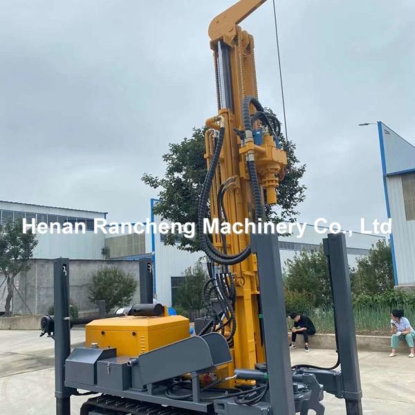 Máquina de perforación de pozos de 200 m/Borewell/Hydraulic Crawler montada Pneumatic Water Well Drilling Rig Máquina para la venta