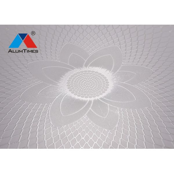 Fireproof Dustproof House Interior False Ceiling , Color Coated Aluminum Ceiling Sheet