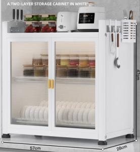 Dust Proof And Insect Proof Kitchen Storage Units Bowl Rack With Cover