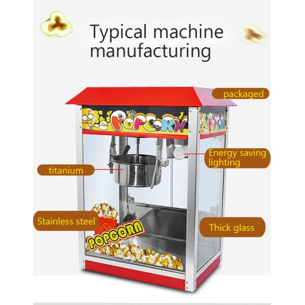 Commercial Electric Hot Air Popcorn Making Machine For Home